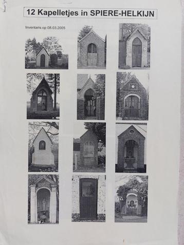 brochure :12 kapelletjes in Spiere Helkijn (2005)