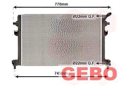 Volkswagen Golf 7 E-Golf  radiateur Watergekoelde Intercoole, Auto-onderdelen, Motor en Toebehoren, Volkswagen, Nieuw, Ophalen of Verzenden