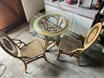 Rotan tafel en stoelen, Huis en Inrichting, Ophalen