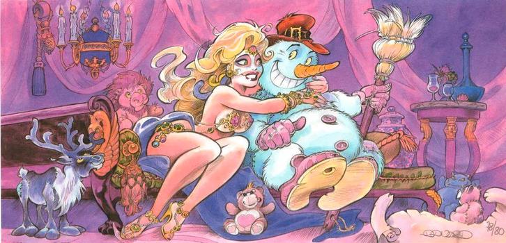 Wenskaart / carte de vœux “Marlysa” - triptique, Diversen, Wenskaarten, Nieuw, Ophalen