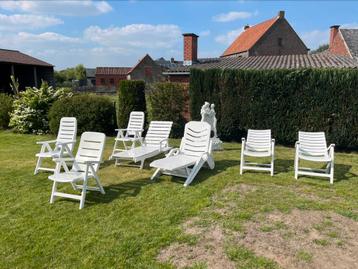 Tuinstoelen & ligbedden wit - Kettler & Grand Soleil beschikbaar voor biedingen