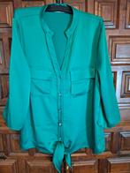 amelie & amelie smaragdgroene blouse, Maat 38/40 (M), Ophalen of Verzenden, Amelie&Amelie, Gedragen