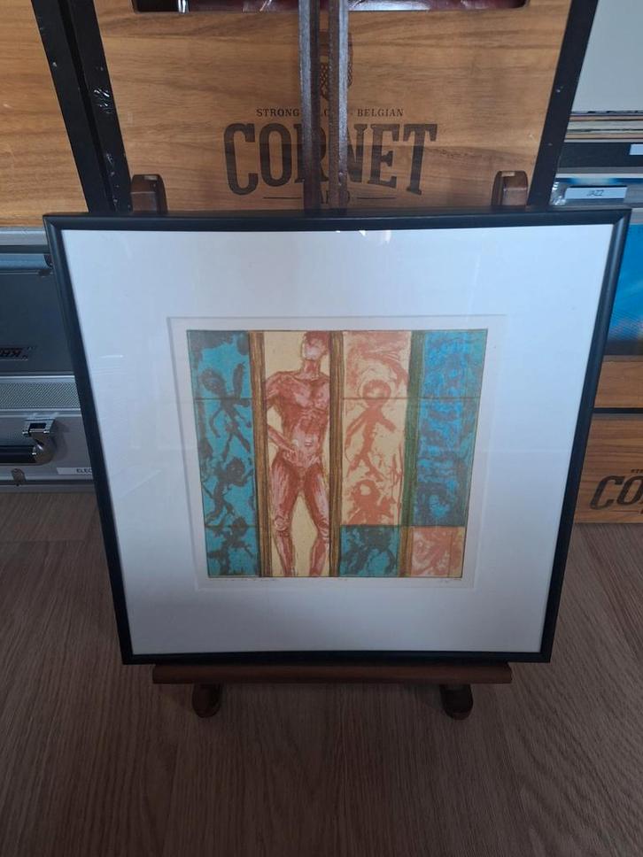 Mooie Litho Van Maaike Feih, Antiek en Kunst, Kunst | Litho's en Zeefdrukken, Ophalen of Verzenden
