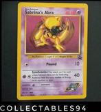 Sabrina's Abra x1, Wotc, Vintage black star, Pokémon league, Envoi, Comme neuf, Cartes en vrac