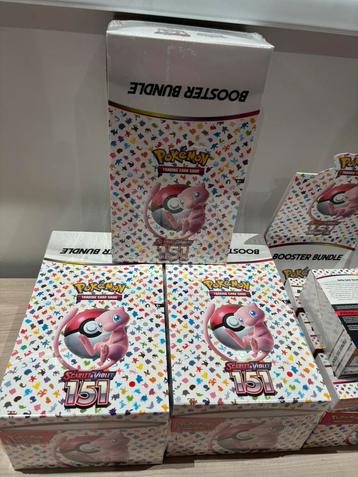 151 Booster Bundle scarlet & violet (6 packs)  beschikbaar voor biedingen