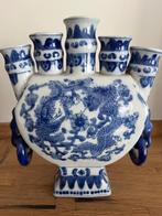 Chinese tulpenvaas, Ophalen of Verzenden, Zo goed als nieuw, Blauw