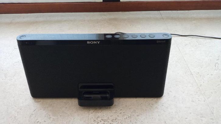Bluetooth speaker Sony RDP-X60iP, Audio, Tv en Foto, Luidsprekerboxen, Zo goed als nieuw, Front, Rear of Stereo speakers, Minder dan 60 watt