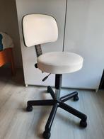 Pedicure stoel, Maison & Meubles, Chaises, Comme neuf, Enlèvement, Cuir, Blanc