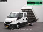 Iveco Daily 35C14 Kipper met Kist Dubbel Cabine Dubbellucht, Auto's, Bestelwagens en Lichte vracht, 100 kW, Stof, Gebruikt, Euro 6