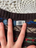 Polo Ralph Lauren – Fair Isle gebreide spencer 96% wol L, Kleding | Dames, Truien en Vesten, Bruin, Maat 42/44 (L), Ophalen of Verzenden
