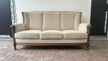 Vintage 3-zits zetel – Louis XVI-stijl – Zeer comfortabel beschikbaar voor biedingen