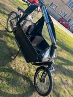 Bakfiets nl CargoBike Long E-bike met accessoires, Fietsen en Brommers, Ophalen, Gebruikt, Elektrisch