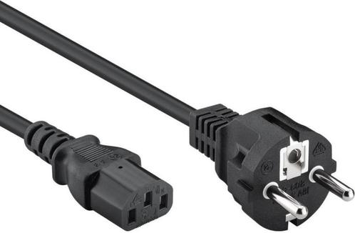 C-13 Netsnoerkabel voor o.a. pc, monitor, apparaten 1 meter., Computers en Software, Pc- en Netwerkkabels, Nieuw, Ophalen of Verzenden