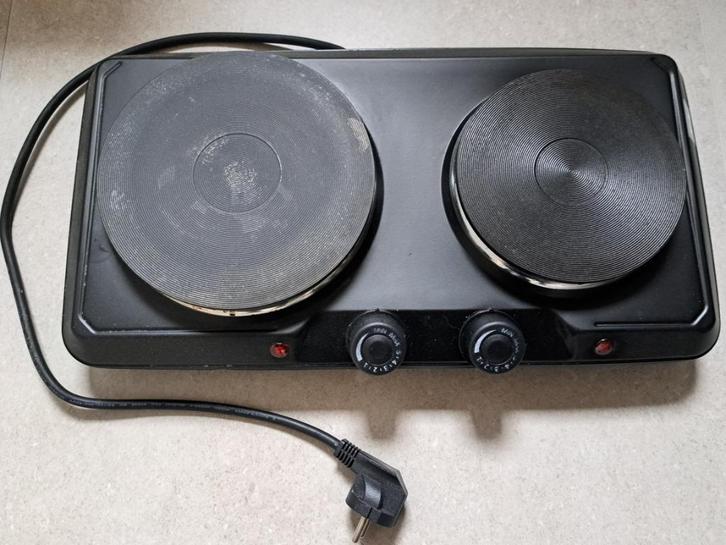 Vrijstaand kookvuur, Elektronische apparatuur, Kookplaten, Gebruikt, Vrijstaand, Elektrisch, 3 kookzones of minder, Ophalen