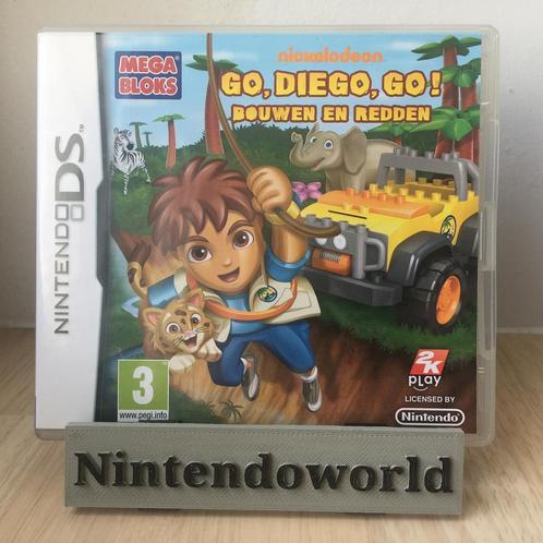 Go Diego Go! - Mega Bloks Bouwen en Redden (DS), Games en Spelcomputers, Games | Nintendo DS, Zo goed als nieuw, Ophalen of Verzenden