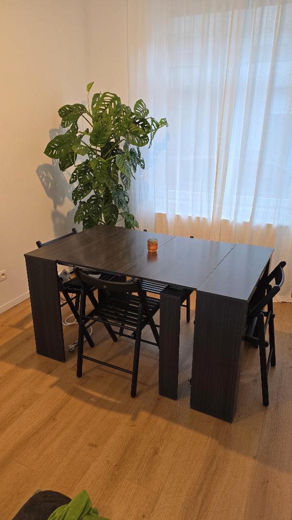 Telescopic Dining Table - Uitschuifbare Eettafel, Huis en Inrichting, Tafels | Eettafels, Gebruikt, Vijf personen of meer, Rechthoekig