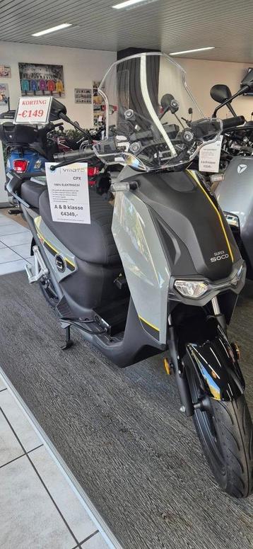 SuperSoco CPX 25km/h elektrische scooter met grote korting beschikbaar voor biedingen