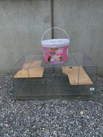 Hamsterkooi, Dieren en Toebehoren, Kooi, Gebruikt, Hamster, 75 tot 110 cm