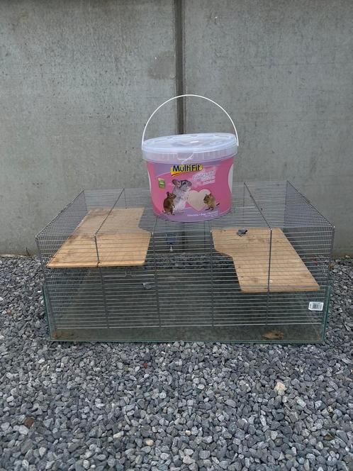 Hamsterkooi, Dieren en Toebehoren, Knaagdieren en Konijnen | Hokken en Kooien, Gebruikt, Kooi, Minder dan 60 cm, 75 tot 110 cm