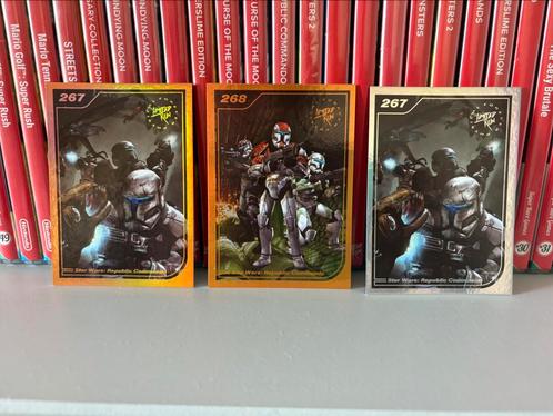Star Wars Republic Commando Collector Card #267 + 268, Games en Spelcomputers, Games | Nintendo Switch, Zo goed als nieuw, Ophalen of Verzenden