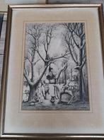 Ets, Antiek en Kunst, Kunst | Etsen en Gravures, Ophalen