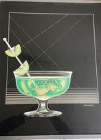 Vintage kaders met cocktail, Enlèvement, Maison et Meubles