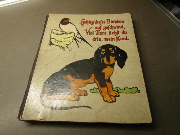 ZELDZAAM: oud Duits boekje op zware karton, Antiek en Kunst, Antiek | Boeken en Manuscripten, Ophalen of Verzenden