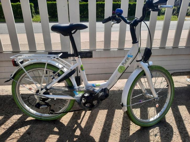 Meisjesfiets 20" in zeer goede staat, Fietsen en Brommers, Fietsen | Vouwfietsen, Gebruikt, Versnellingen, Ophalen