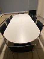 Eettafel dringend weg, wegens verkocht woning!, Ophalen, Gebruikt, 6 tot 8 stoelen