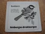 Sticker Koolmees 10,5 x 9,5 cm, Ophalen of Verzenden, Nieuw, Overige typen