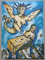 LUCEBERT / NAAKTE FIGUREN / KLEURLITHO / 76x56cm / SIG, Antiek en Kunst, Ophalen of Verzenden
