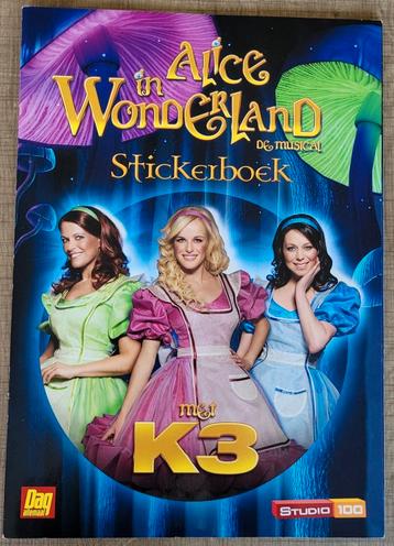 K3 stickeralbum: Alice in Wonderland, Enlèvement ou Envoi, Utilisé, Cinéma, Télévision ou Audiovisuel