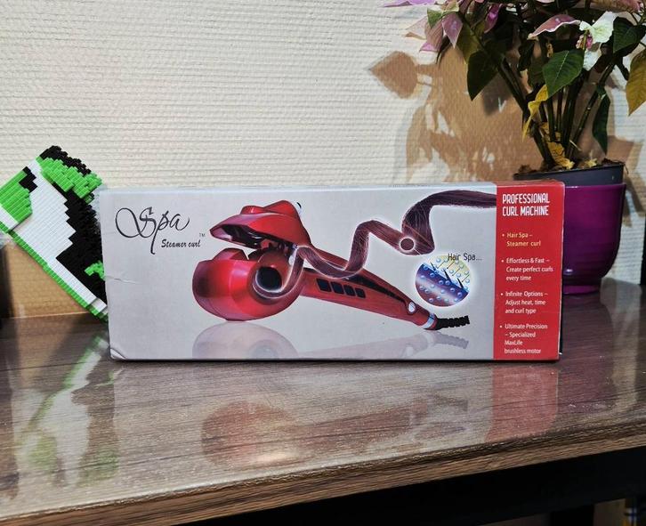 Spa Steamer Curl Professional Automatic Curl, Handtassen en Accessoires, Uiterlijk | Haarverzorging, Nieuw, Krultang of Stijltang