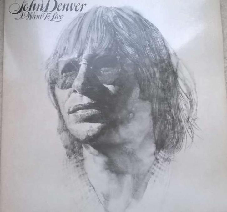 LP John Denver - I want to live, Cd's en Dvd's, Vinyl | Country en Western, Zo goed als nieuw, 12 inch, Ophalen of Verzenden