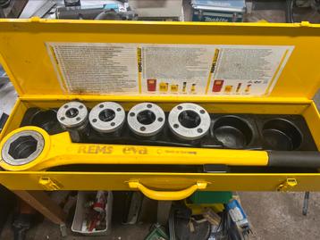 REMS EVA Draadtapset – 4 snijkoppen – ½” t/m 1¼” beschikbaar voor biedingen