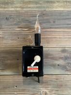 Vintage industriële wandlamp, Antiek en Kunst, Ophalen of Verzenden
