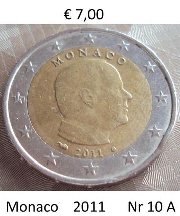 2 Euromunten Monaco beschikbaar voor biedingen