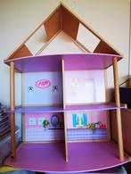 Houten poppenhuis, Ophalen, Zo goed als nieuw, Poppenhuis