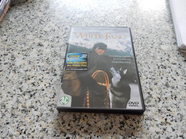 nr.1006 - Dvd: white fang - avontuur, Cd's en Dvd's, Dvd's | Avontuur, Zo goed als nieuw, Alle leeftijden, Ophalen of Verzenden