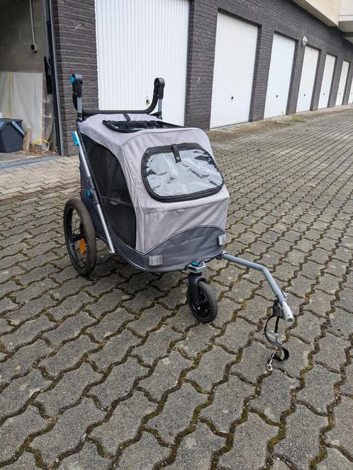Fietskar voor honden/bike trailer for dogs, Fietsen en Brommers, Fietsaccessoires | Aanhangwagens en Karren, Gebruikt, Ophalen