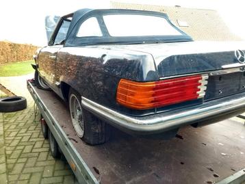 Mercedes 280SL R107 W107 in onderdelen  beschikbaar voor biedingen