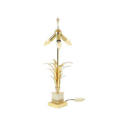 Maison Charles Stijl Lamp Palm D’Or Ananas Messing Design, Antiek en Kunst, Curiosa en Brocante, Ophalen of Verzenden