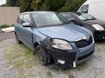 Skoda Fabia 1.4tdi airco a reparer, Voorwielaandrijving, Stof, Zwart, Blauw