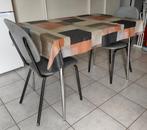 Keukentafel met 2 stoelen, Huis en Inrichting, Ophalen, Gebruikt, 100 tot 150 cm, 50 tot 100 cm