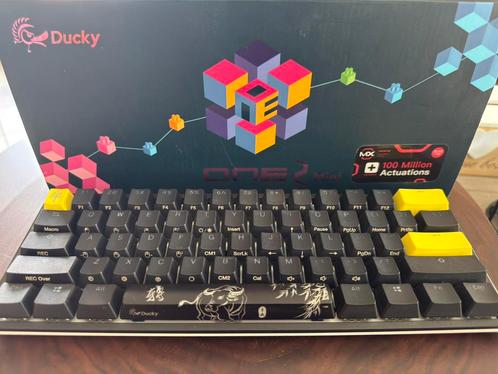 Ducky One 2 Mini RGB, Computers en Software, Toetsenborden, Zo goed als nieuw, Qwerty, Bedraad, Gaming toetsenbord, Ophalen