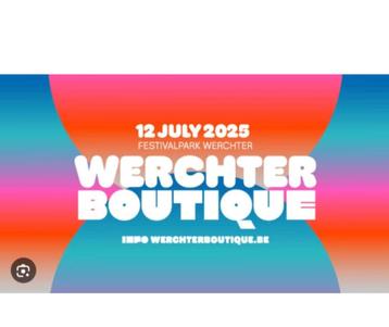 2 Werchter Boutique-kaartjes beschikbaar voor biedingen