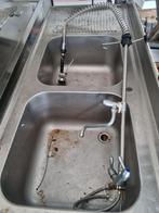 Dubbele lavabo, Huis en Inrichting, Keuken | Keukenelementen, Ophalen of Verzenden, Gebruikt