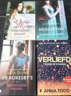 4 romantische boeken Julia Quinn (Bridgestone) en Anna Todd:, Boeken, Ophalen of Verzenden, Zo goed als nieuw