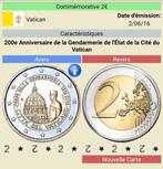 2€ commémorative Vatican 2016, Ophalen, Vaticaanstad, Setje