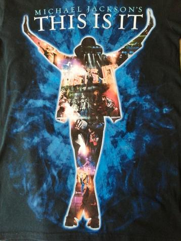 T-shirt Michaël Jackson This is it - maat S beschikbaar voor biedingen